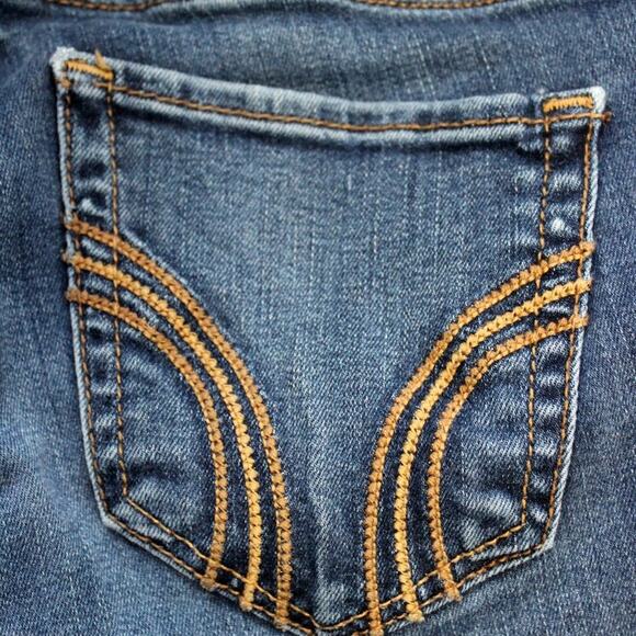 Hollister Jean Shorts Size 3S Low Rise Super Skinny Cut Offs - Picture 9 of 9